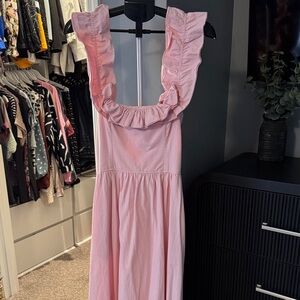 Free People Ruffle It Up Midi Dress